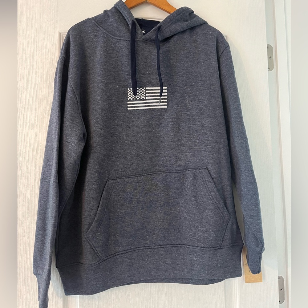 NWT American Legend Originals Hoodie Sweatshirt Size Large Navy Blue